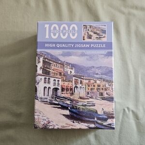NEW 1000 Piece Puzzle High Quality Jigsaw Puzzle Italian Greek Seaside Landscape